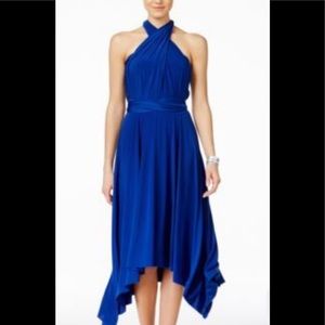 iNC Infinity Royal Blue Convertible Dress!